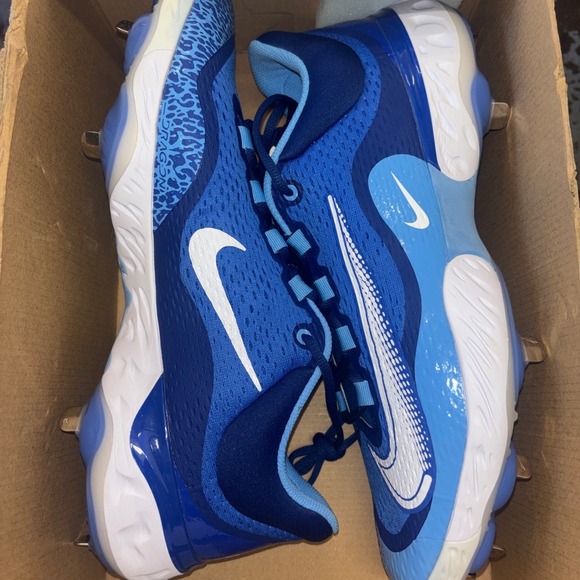 Nike Other - Nike Alpha Huarache Elite 4 Low Mens Baseball Cleats Hyper Royal Sz 15